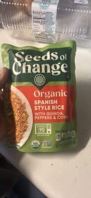 Organic Spanish Style Rice with Quinoa, Peppers & Corn