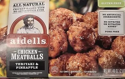 Chicken Meatballs Teriyaki & Pineapple