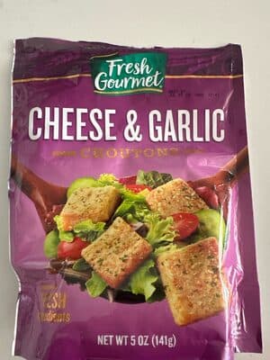 Cheese & Garlic Croutons
