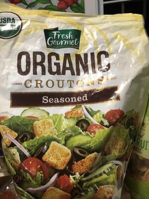 Organic Croutons Seasoned