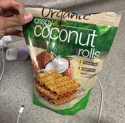 crispy coconut rolls