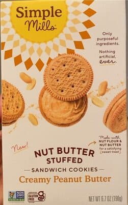 Nut Butter Stuffed Sandwich Cookies