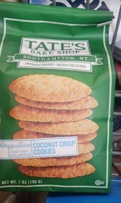 Coconut crisp cookies