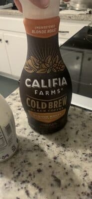 COLD BREW BLACK COFFEE BLONDE ROAST