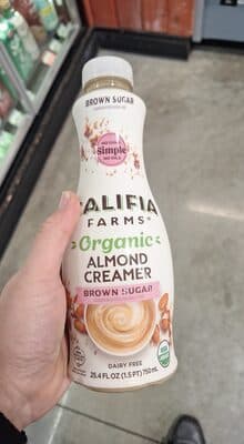 Organic Almond Creamer Brown Sugar