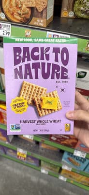 HARVEST WHOLE WHEAT CRACKERS