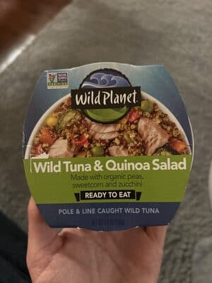 Wild tuna quina salad