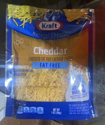 Cheddar Shredded Fat Free Cheddar Cheese
