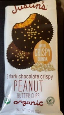 Organic Dark Chocolate Crispy Peanut Butter Cups