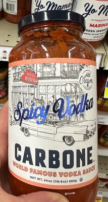 Spicy Vodka Carbone Sauce