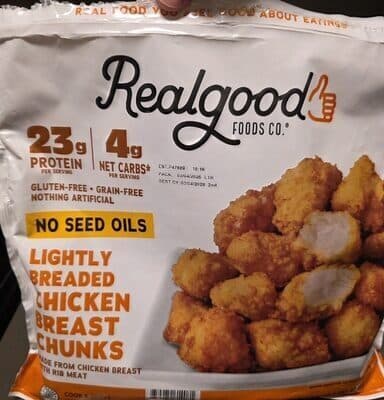 Lightly Breaded Chicken Breast Chunks