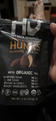 Chocolate-Covered Hunks Almonds + Sea Salt