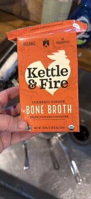 Turmeric Ginger Chicken Bone Broth