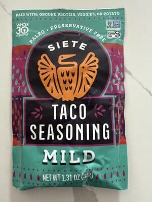Mild Taco Seasoning
