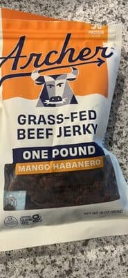 GRASS-FED BEEF JERKY MANGO HABANERO