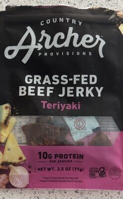 Grass-Fed Beef Jerky Teriyaki