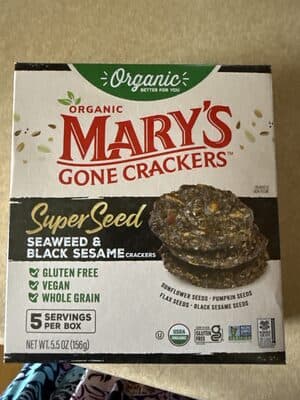 Seaweed & black sesame