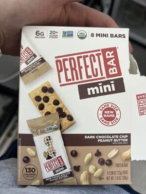 PERFECT BAR mini Dark Chocolate Chip Peanut Butter
