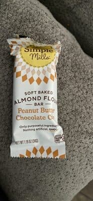 Soft Baked Almond Flour Bars Peanut Butter Chocolate Chip