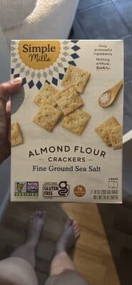 Almond Flour Crackers - Fine Ground Sea Salt