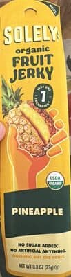 organic FRUIT JERKY PINEAPPLE