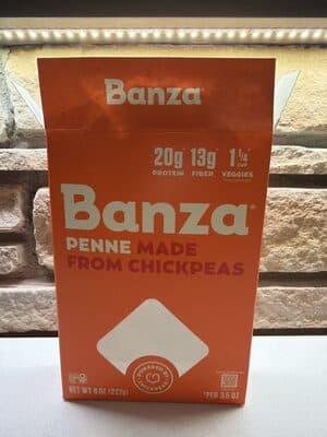 PENNE MADE FROM CHICKPEAS