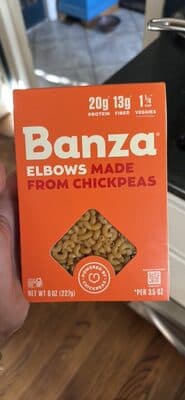 Elbows Made From Chickpeas