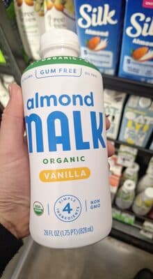 almond MALK ORGANIC VANILLA