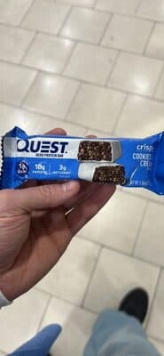 Crispy Protein Bar Cookies & Cream