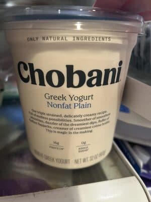 Greek Yogurt Nonfat Plain