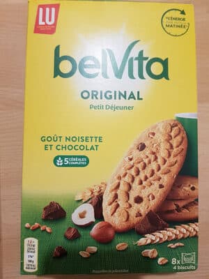 Belvita petit déjeuner goût noisette et chocolat