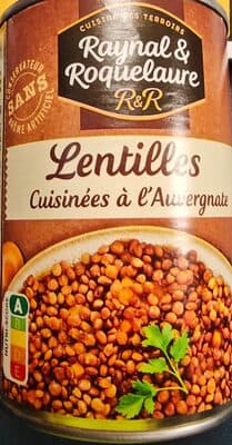Lentilles Cuisinées à l'Auvergnate