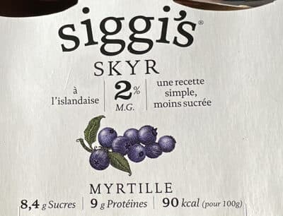 Skyr myrtille