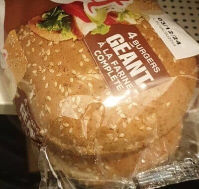 Burgers géant à la farine complète