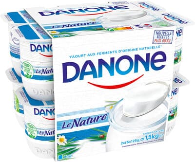 Danone le nature 125 g x 12