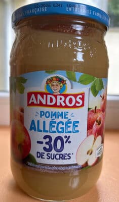 Compote de pomme allégée