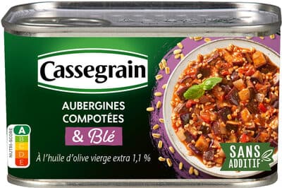 Aubergines compotées & Blé 1/2