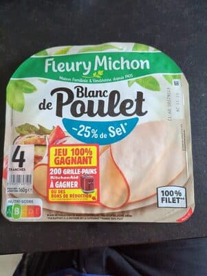 Blanc de Poulet - 25% de Sel*