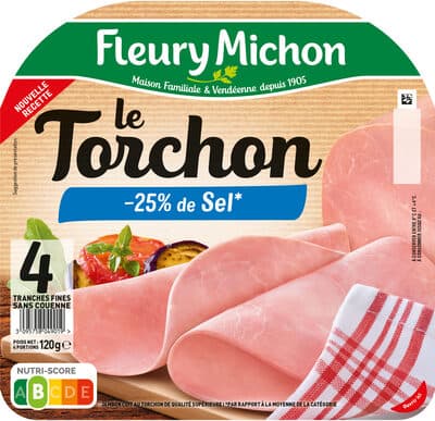 Le Torchon - Cuit à l'Etouffée - 25% de sel*