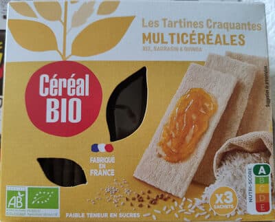 Les tartines Craquantes Multicéréales