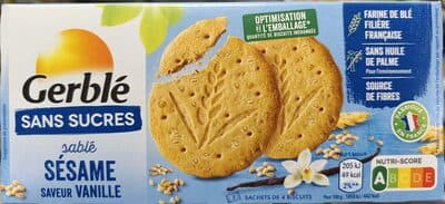 Sablé sésame saveur vanille