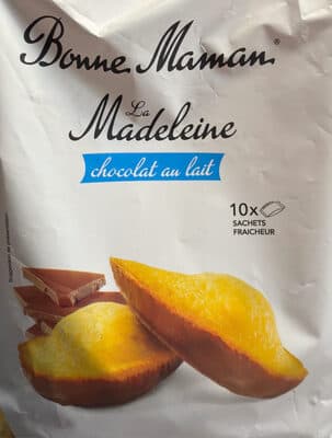 La Madeleine chocolat au lait