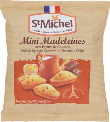 Petite Madeleines chocolate chips