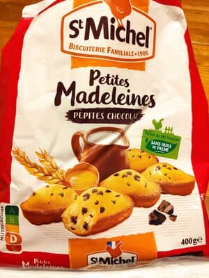 Petites Madeleines Pépites Chocolat