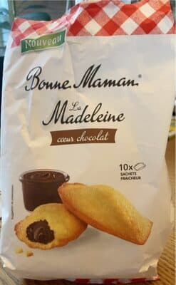 La madelein coeur chocolat