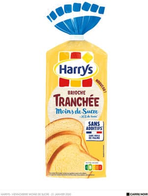 Brioche tranchée moins de sucres