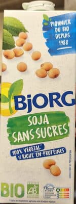 Soja nature sans sucre ajouté bio