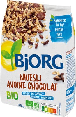 Muesli avoine chocolat