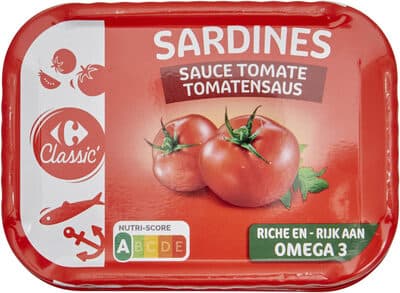 Sardines sauce tomate