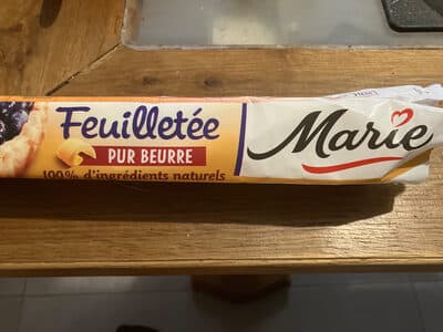 Pâte à tarte feuilletée - Pur beurre